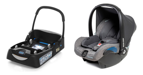 Carrinho Eva³ Com Bebê Conforto E Base Maxi Cosi