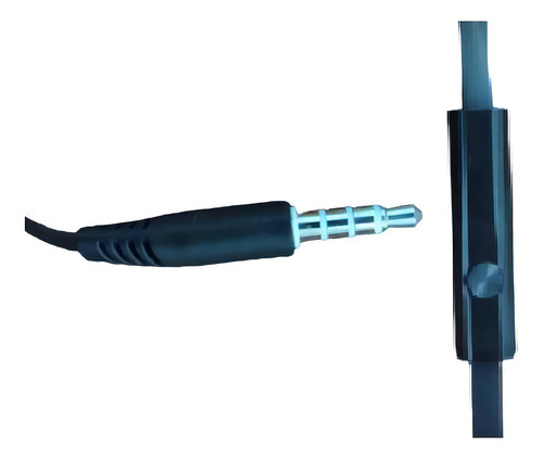Fone De Ouvido Flat Com Microfone -le-0201 - Cor Preta