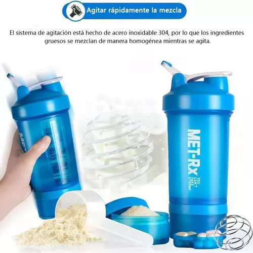 Vaso Mezclador Botella Shaker Proteina Gym Fitness Cilindro, Moda de Mujer