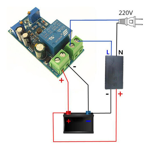 12v 10a Bateria Automática Licencia De Proteção Do