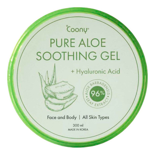 Coony Pure Aloe Soothing Gel Corporal Acido Hialuronico 6c