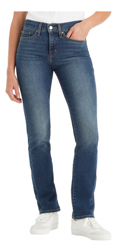 Jeans Mujer 314 Shaping Straight Azul Levis 19631-0203