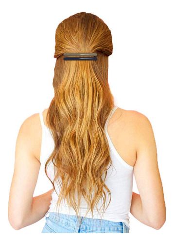 Hyfeel Pinzas De Pelo Finas Para Mujer, Largas, De Acrílico