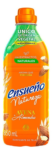 Suavizante Ensueño Natureza Avena y almendra en botella 850 ml