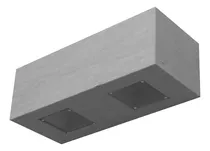Comprar Aplique Pared Lampara Led Cemento Exterior Interior Brique