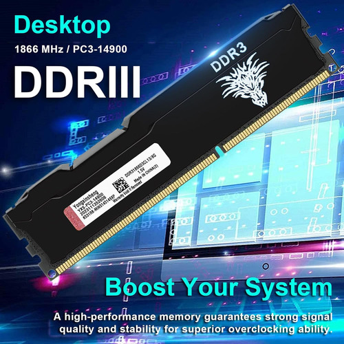 Yongxinsheng 16 Gb (8 Gbx2) Ddr3 1866 Mhz (pc3 14900) Cl13 D