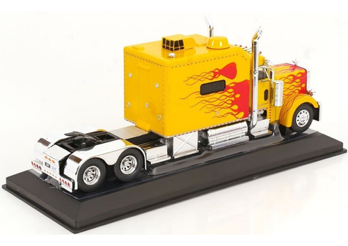 Camion Peterbilt 379 Custom 2002 A Escala 1:43 Ixo Models Amarillo