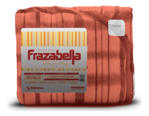 Frazada Aldeana Frazabella Escocesa de 2.1m x 1.5m