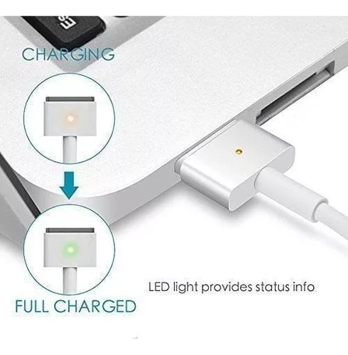 Cargador Para Macbook Air 11 - 13 45w Magsafe 2 Gtia 1 Año
