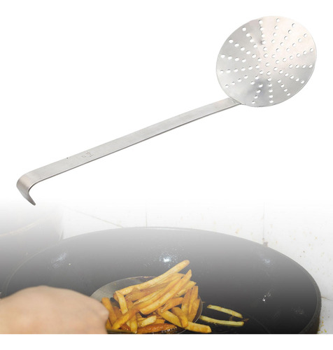 Colador De Aceite Con Mango Largo, Cuchara Para Freír, 16cm