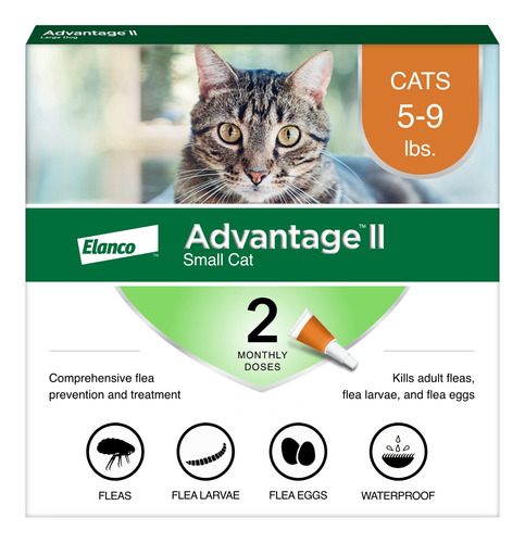 Advantage Ii - Tratamiento Y Prevencion De Pulgas Para Gatos
