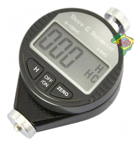 Durômetro Digital Teste Medição Dureza Shore C 0-100 Esponja