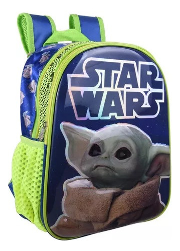 Mochila Kinder Star Wars Lucas Baby Yoda 100% Original