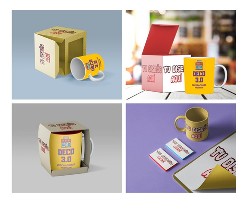 15+1 Mockups Tazas Editables En Photoshop + Video De Muestra