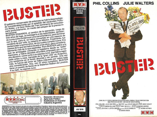 Buster Vhs Phil Collins Julie Walters