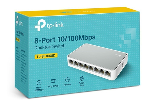 Switch 8 Puertos Tp Link Sf1008d Desktop 1008d Over