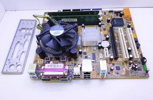 Placa Mãe Ipm31 C/ Espelho + Pentium Dual Core + 2gb Ddr2