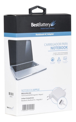 Imagem 3 de 3 de Fonte Carregador Para Macbook Pro Retina A1425 A1502 A1435