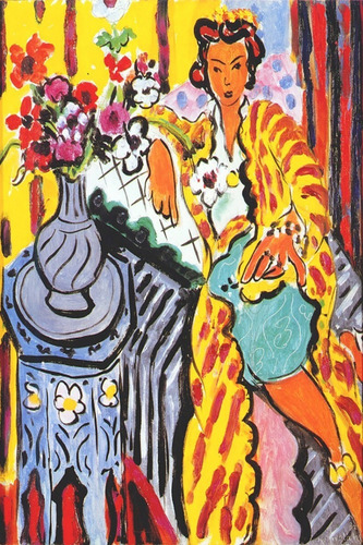 Henri Matisse - Odalisca De Amarillo 1937 - Lámina 45x30 Cm.