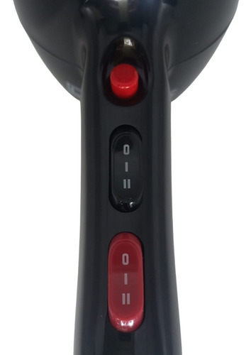 Secador Profissional Lizze Para Cabelo 2100w Portátil Cor Preto Voltagem
