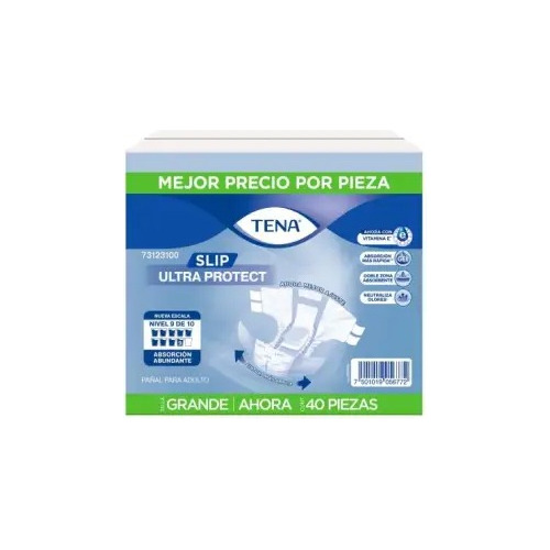 Pañal Para Adulto Tena Slip Ultra Protect Grande 40pzs