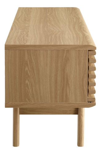 Mueble Para Televisor 48 Pulgadas Moderno Color Roble
