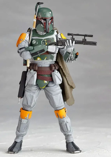 Figura De Acción De Juguete Star Wars Revo 005 De Boba Fett