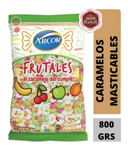 Caramelo Masticable Frutal Arcor 800g - Oferta Sweet Market