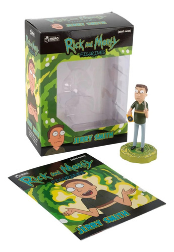 Figura Rick And Morty Jerry Smith - Eaglemoss Hero Collector