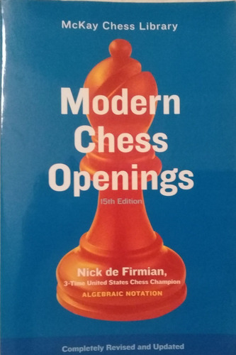 Libro Ajedrez Aperturas Modern Chess Openings - De Firmian