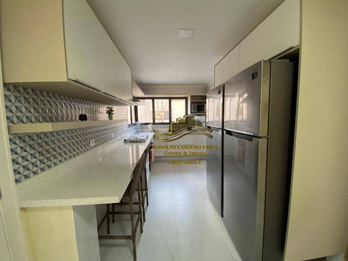Imagem 23 de 30 de Apartamento Com 6 Dormitórios, 976 M² - Venda Por R$ 1.800.000,00 Ou Aluguel Por R$ 12.000,00/mês - Balneário Cidade Atlântica - Guarujá/sp - Ap1356