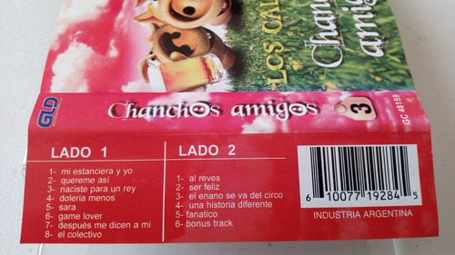 Los Caligaris - Chanchos Amigos - Cassette Imp Argentina (Usado)