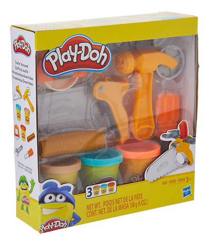 Play-doh Toolin Around Juego De Herramientas De Juguete Para