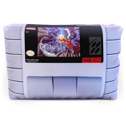 Cojín Snes Terranigma 30x20cm Vudú Love