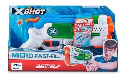 Imagen 1 de 7 de Pistola De Agua X-shot Micro Fast Fill Zuru