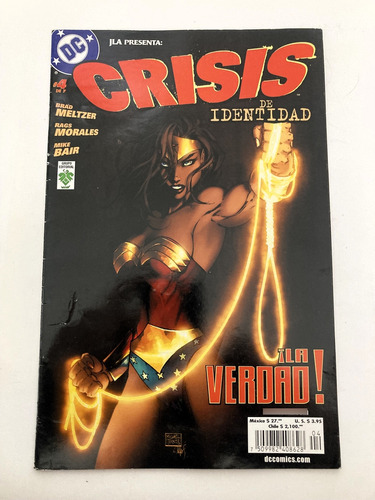 Comic Dc: Jla - Crisis De Identidad #4. Editorial Vid