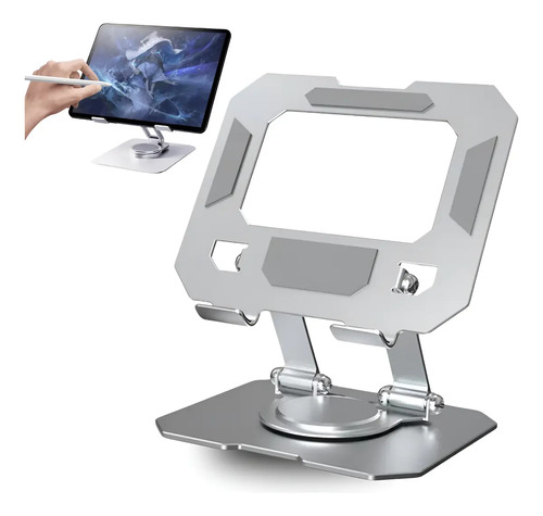 Suporte Para Tablet iPad Celular Base Ajustável Dobrável Nfe