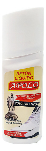 Betun Liquido Apolo60 Ml Blanco
