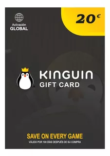 Kinguin Gift Card 20 Euros | Tarjeta Regalo | Global