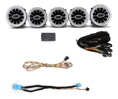 Kit De Ventilación De Turbina Led Frontal Turbo Ambient, 5 P