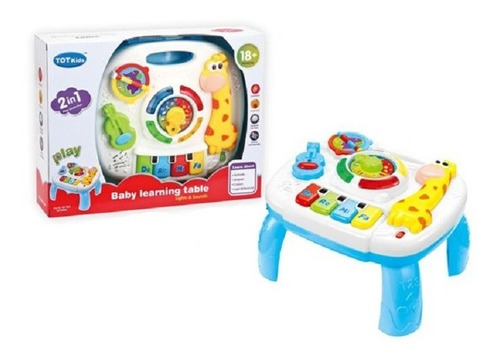 Imagen 4 de 8 de Mesa Didactica Jirafa Multifuncion Musica Juegos Cici Cuotas