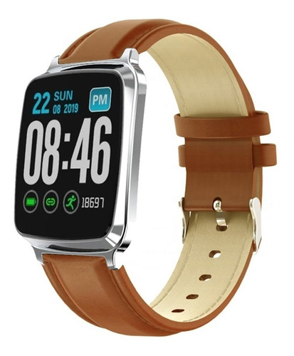 Reloj Inteligente Unisex Elegante Smartwatch Presión Temp.