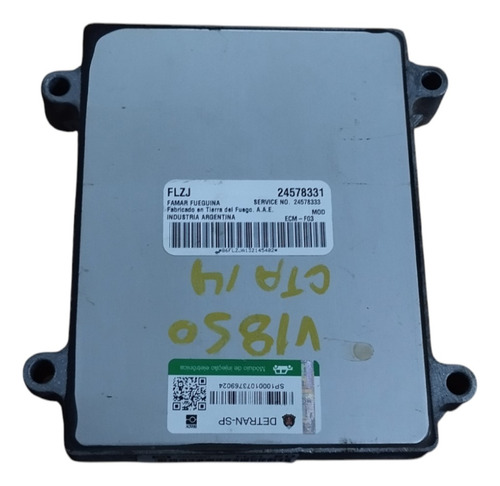 Kit Code Módulo Inj. 1.0 Flex Gm Celta 2014. 24578331 (Usado)