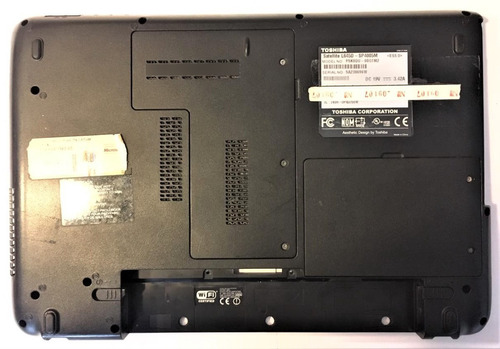 Usado Carcasa Base Inferior E173569 Toshiba L645d-sp4005m