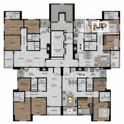Imagem 9 de 12 de Apartamento Padrão À Venda Em Recife/pe - Gb14