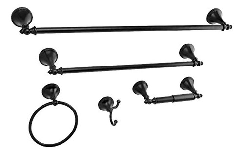 Kingston Brass Bahk1612478k Combo De Accesorios De Baño, Neg