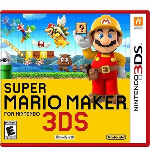 Jogo Super Mario Maker For Nintendo 3ds Mídia Física Usado