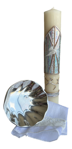 Vela Para Bautizo Kit Completo