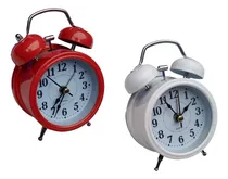 Comprar Reloj Despertador Mesa Campana Con Luz Alarma Sonido Fuerte
