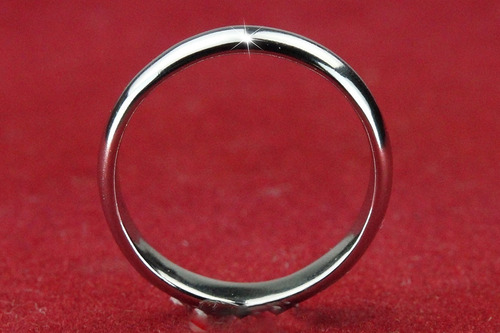 Imagen 5 de 10 de Anillo Mujer Dama Novia Elegante Sencillo Oro Blanco